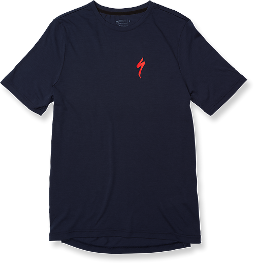 Specialized DRIRELEASE TEE S-LOGO NVY/FLORED